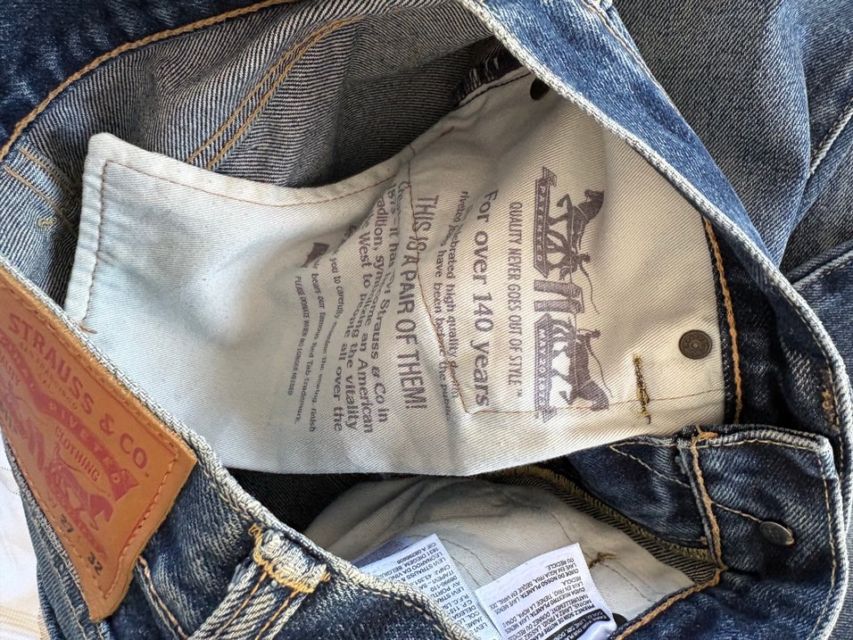 Levis Mavi Denim Jean — görsel 4/6
