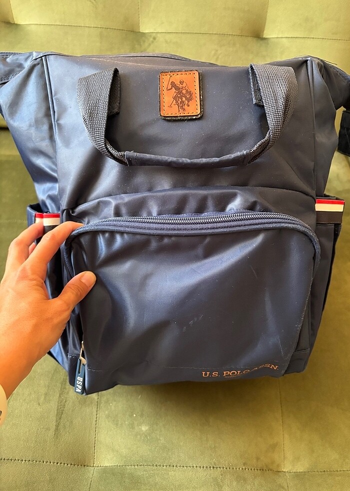 Us polo anne bebek bakim cantasi cok az kullanildi cok kullanisl - Görsel 5