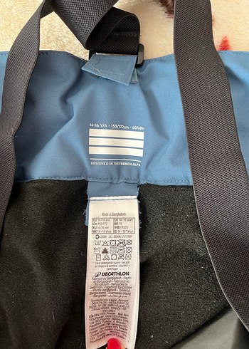 Mavi Bol Kesim Kayak Pantolonu - Görsel 4