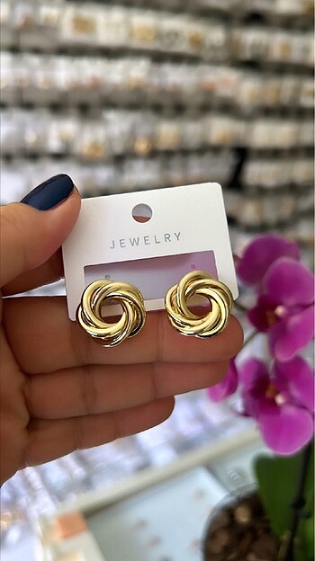 Gold halka küpe