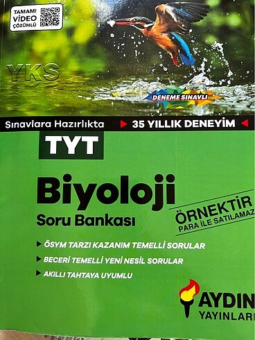 tyt biyoloji aydın yayınları soru bankası