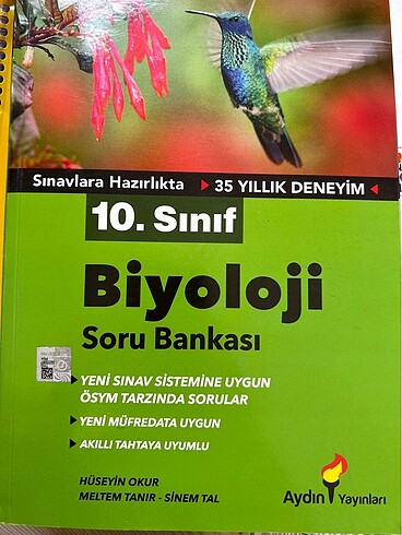 10. sınıf biyoloji aydın yayınları soru bankası