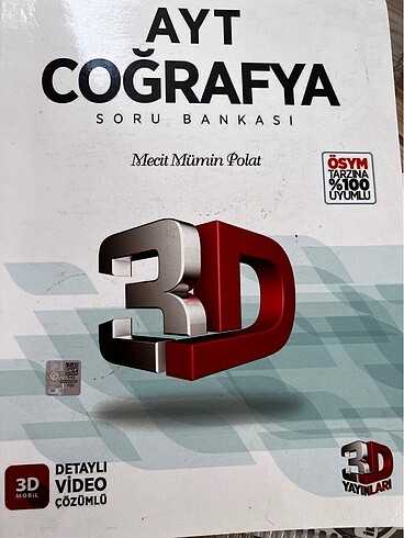 ayt coğrafya soru bankası 3D
