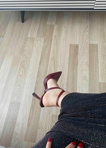 36 Beden Bordo stiletto