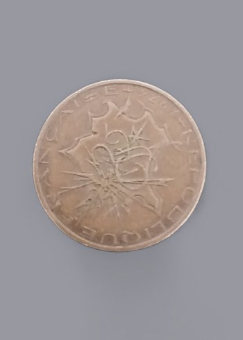 Kahverengi 10 Francs Hatıra Parası - Görsel 2