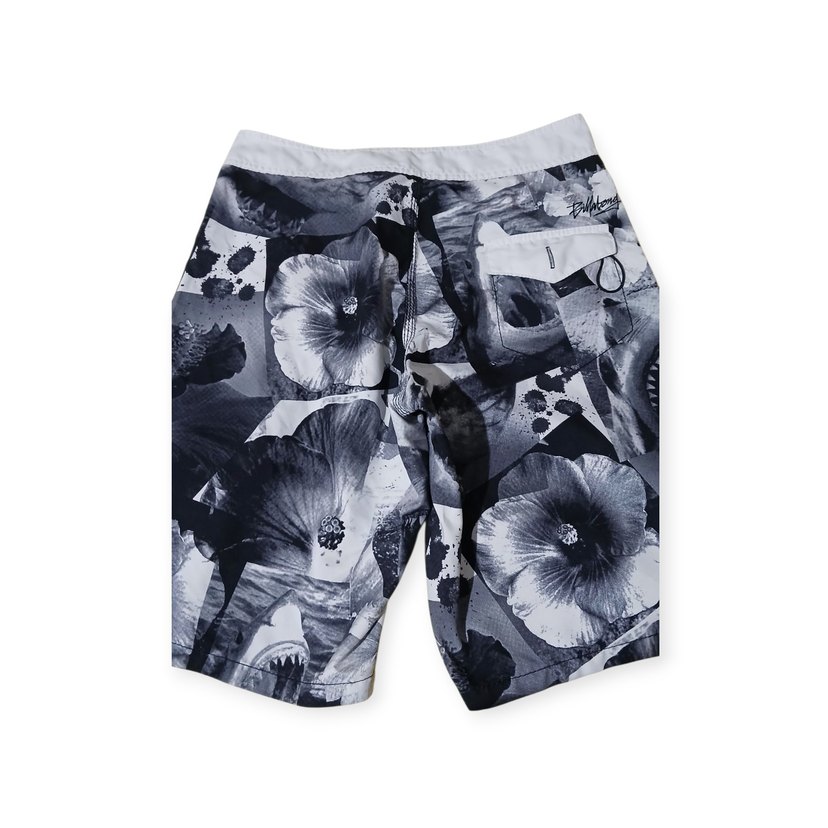 Gri Baskılı Fermuarlı Erkek Mayo - Görsel 2