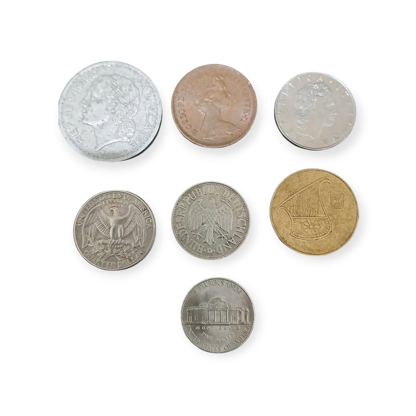 koleksiyon yabancı  madeni paralar - Görsel 2