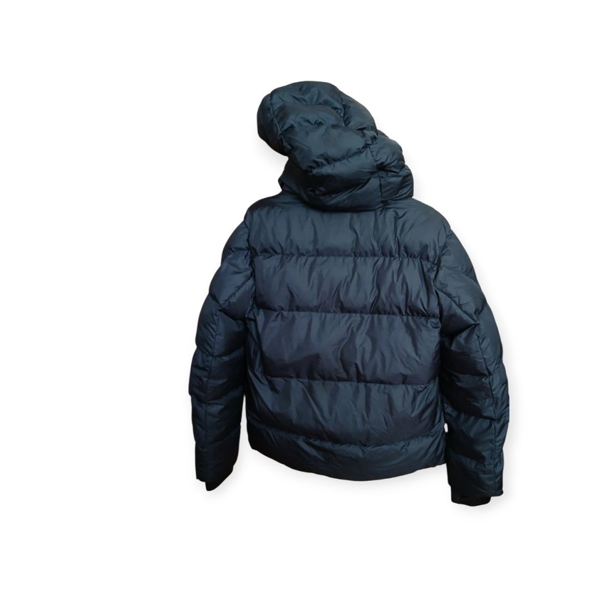 Koyu Mavi Fermuarlı Kısa Kış Montu - Görsel 2