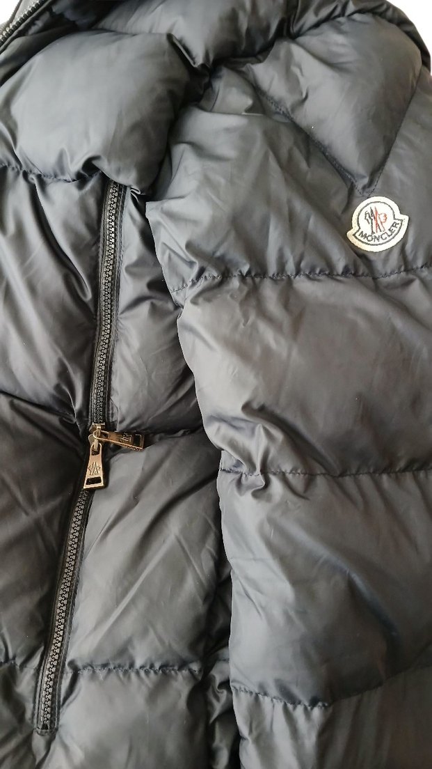 Koyu Mavi Fermuarlı Kısa Kış Montu - Görsel 3