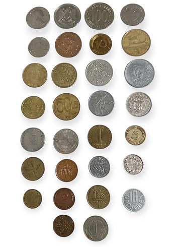 Çeşitli Metal Paralar Koleksiyonu - Görsel 2