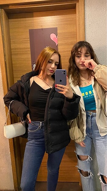 zara şişme mont