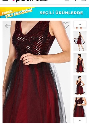 #bordo #abiye #mezuniyet # kısa #kına - Görsel 3