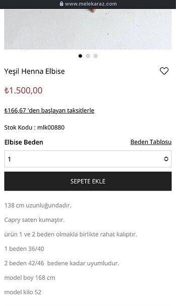 42 Beden Tesettür elbise