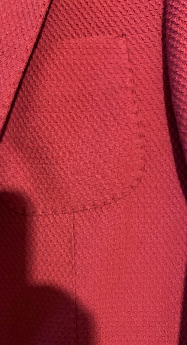 Bordo Düğmeli Erkek Ceket - Görsel 2