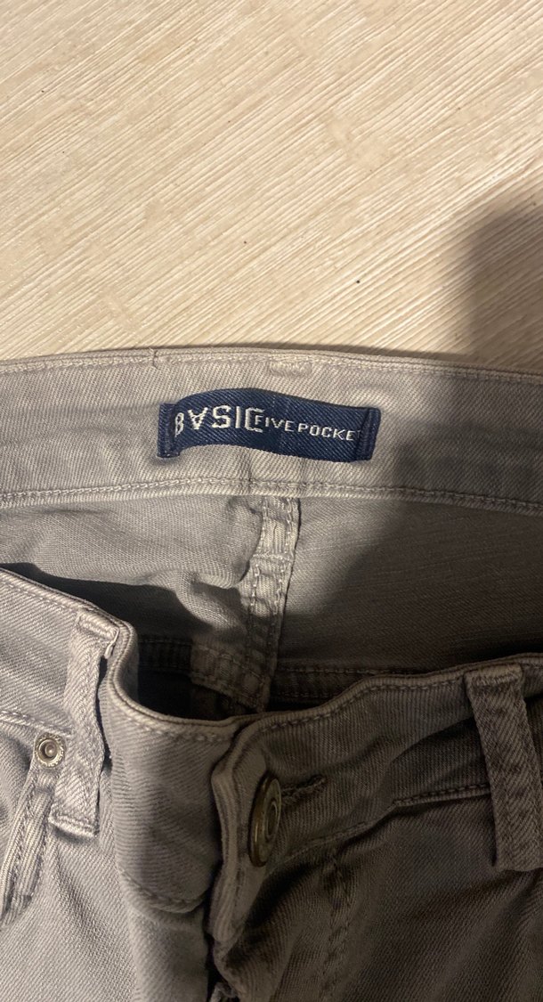 Gri Erkek Denim Pantolon Regular Fit - Görsel 2