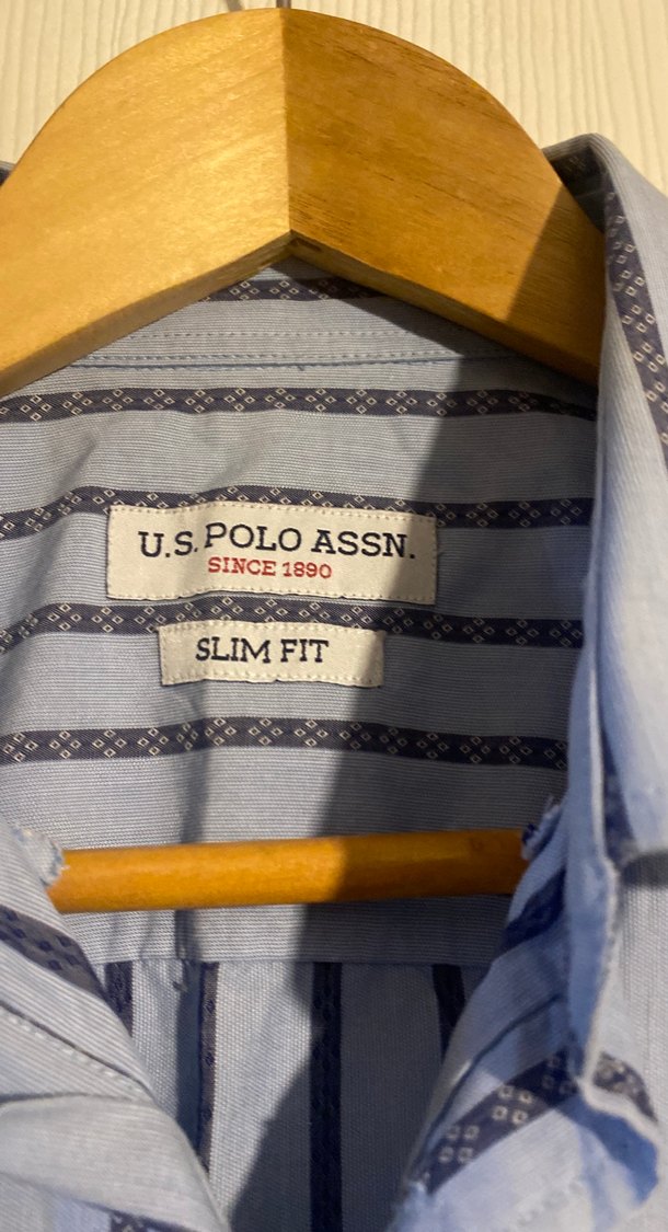 Gri Çizgili Erkek Uzun Kollu Gömlek - Görsel 2