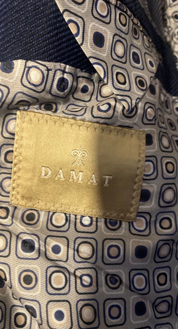 Düğmeli Lacivert Erkek Takım Elbise Ceketi - Görsel 2