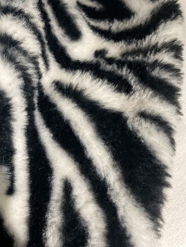 Zara zebra kürk çanta