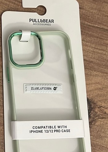 Pull&Bear Şeffaf Yeşil iPhone 12/12 Pro Kılıf