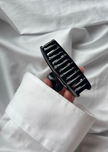 Siyah Tokalı Kadın Saç Tokası - Görsel 2