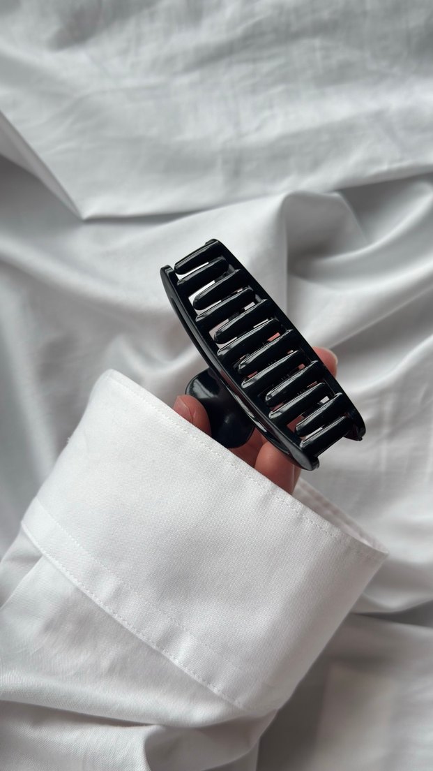 Siyah Tokalı Kadın Saç Tokası - Görsel 2