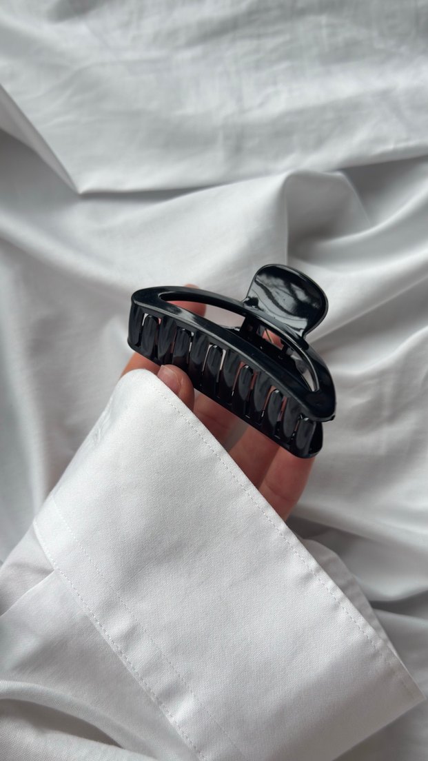 Siyah Tokalı Kadın Saç Tokası - Görsel 3