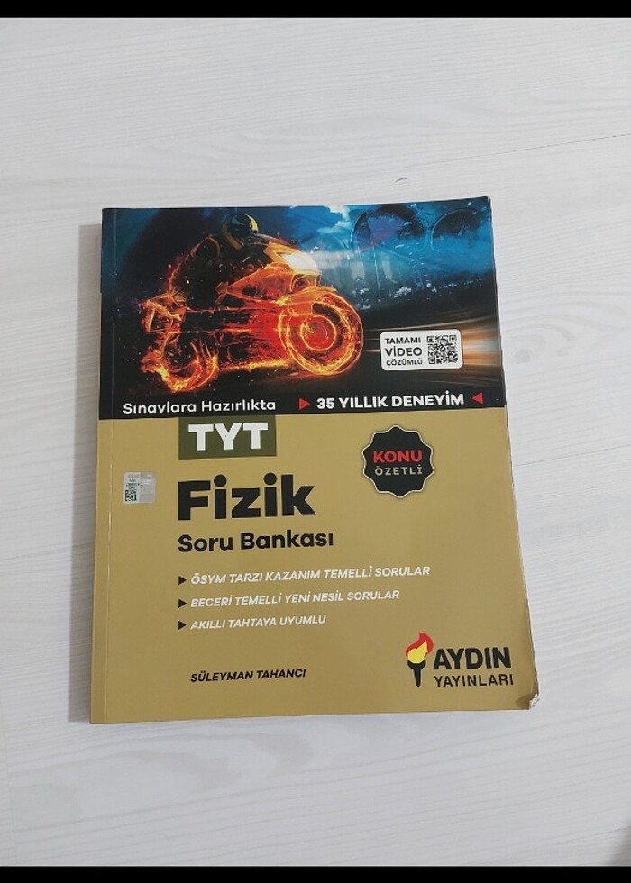 TYT FİZİK VE BIYOLJİ SORU BANKASI  - Görsel 2