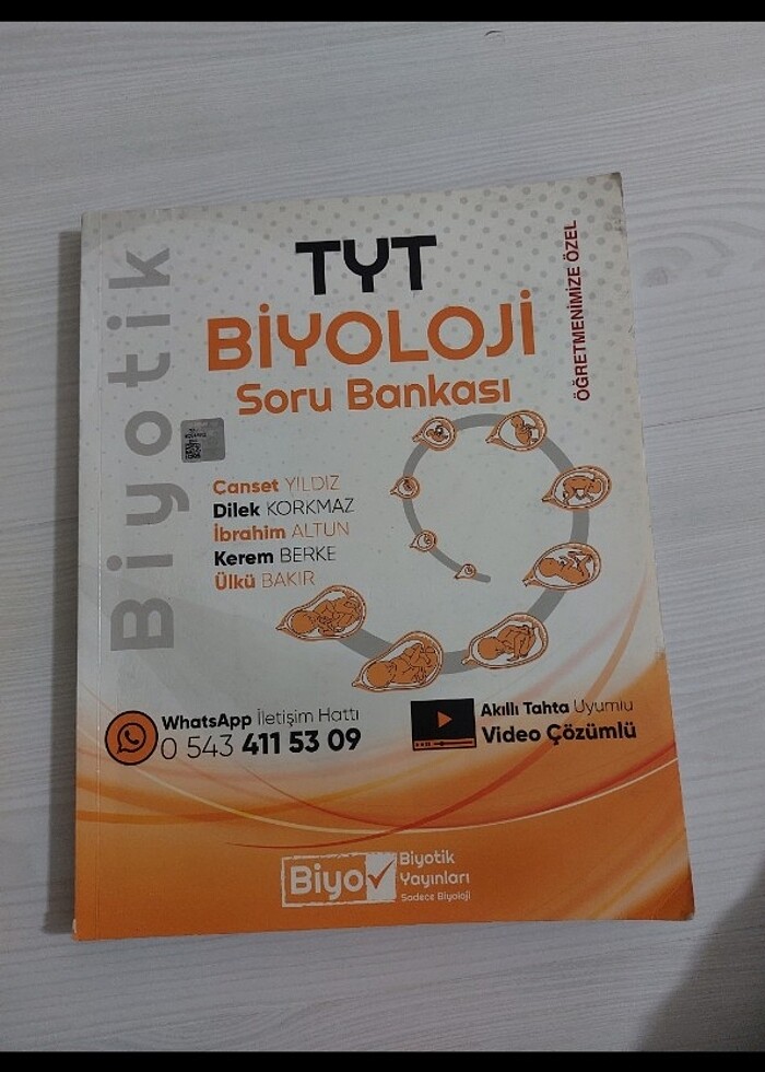 TYT FİZİK VE BIYOLJİ SORU BANKASI  - Görsel 3