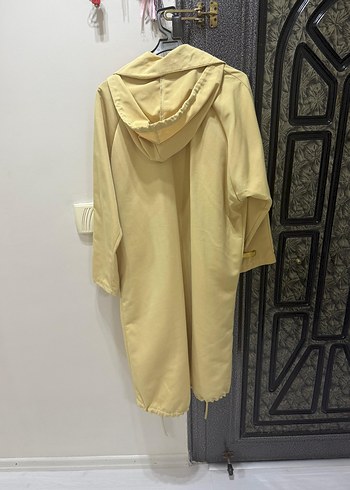 Sarı Uzun Fermuarlı Yağmurluk - Görsel 2