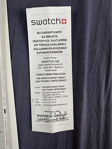 Swatch swatch saat