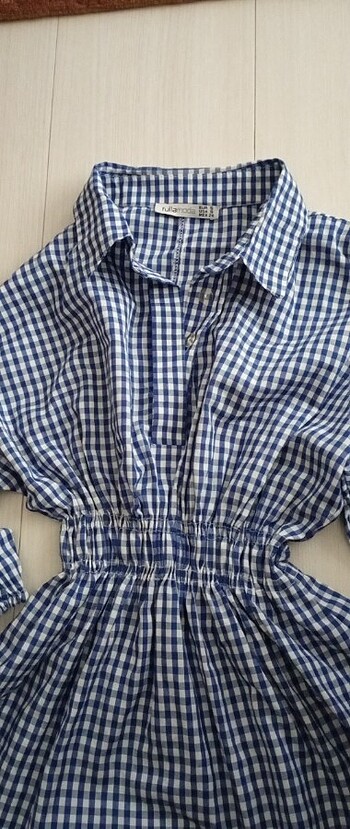 Diğer Beli lastikli şık gömlek fulla moda