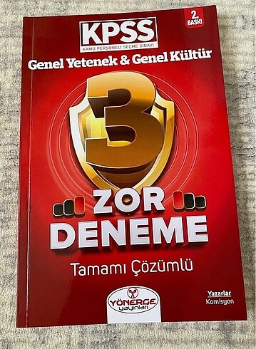 KPSS GYGK DENEME KİTABI