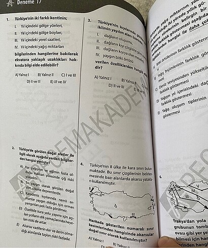  PEGEM KPSS COĞRAFYA DENEME
