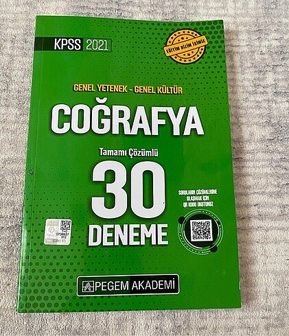 PEGEM KPSS COĞRAFYA DENEME