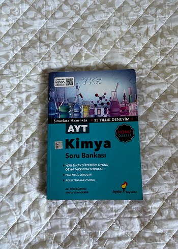 Aydın yayınları Ayt Kimya Konu Özetli Soru Bankası