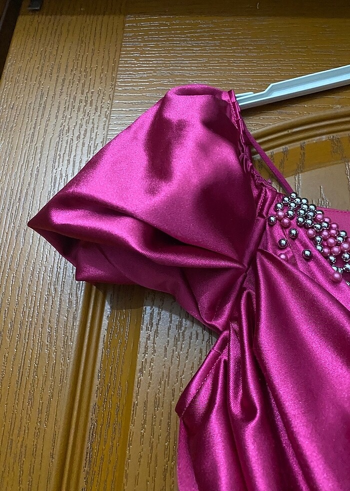 fuşya abiye - Görsel 3