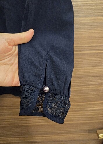 40 Beden lacivert Renk Armine bluz