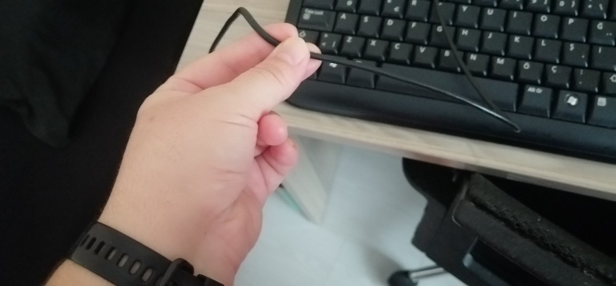 Siyah Kablolu Standart Klavye - Görsel 4