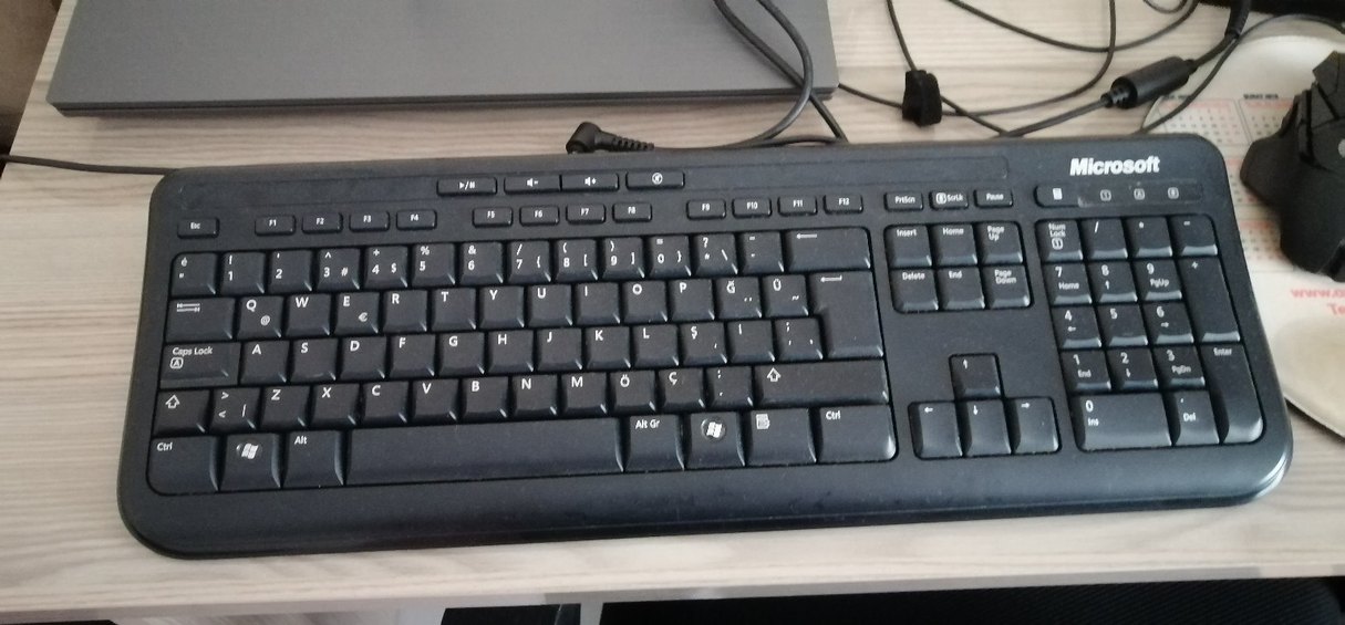 Siyah Kablolu Standart Klavye - Görsel 3