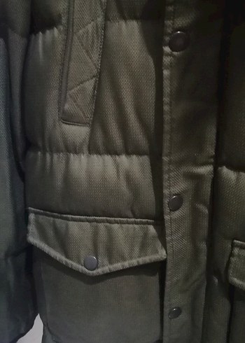 Düğmeli Siyah Erkek Street Wear Mont - Görsel 6