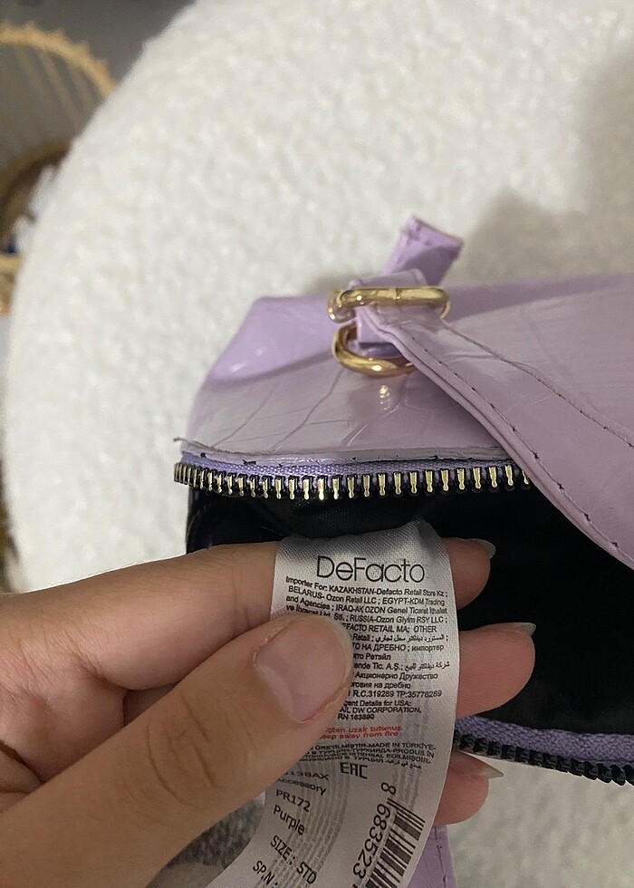 Kadın Lila Çanta - Görsel 3