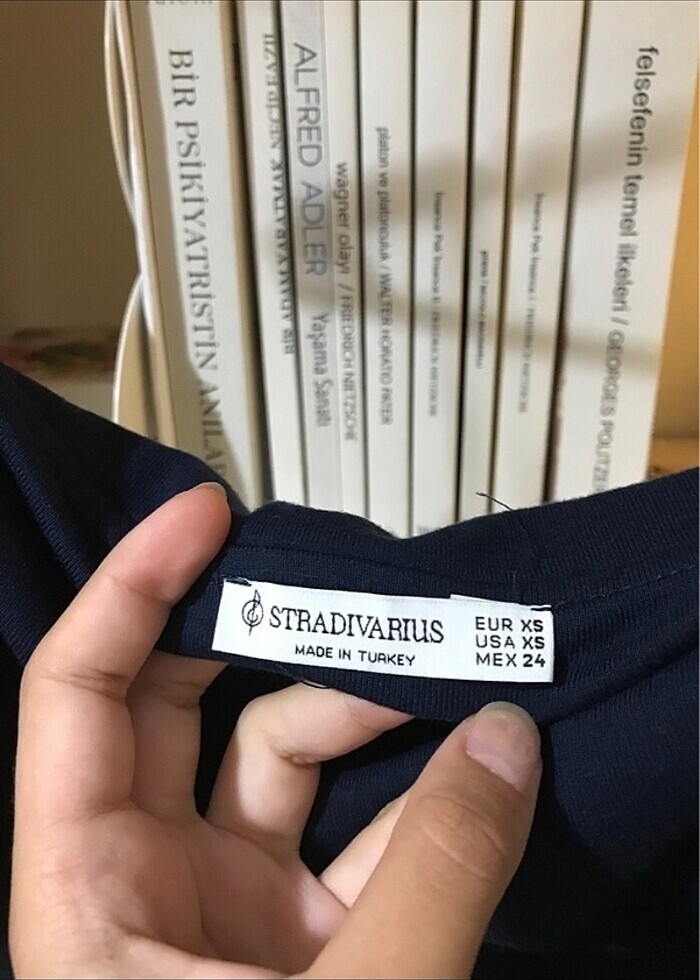 STRADİVARİUS OMZU AÇIK CROP - Görsel 4