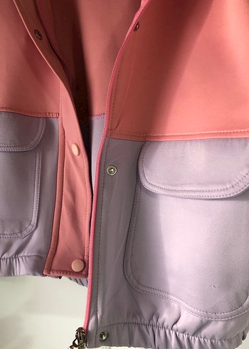 Düğmeli Pembe çocuk Eşofman Takımı - Görsel 5