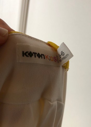 Sarı Fırfırlı Askılı Kız Elbisesi - Görsel 5