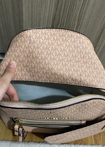 Pembe Baskılı Michael Kors Kadın Sırt Çantası - Görsel 3