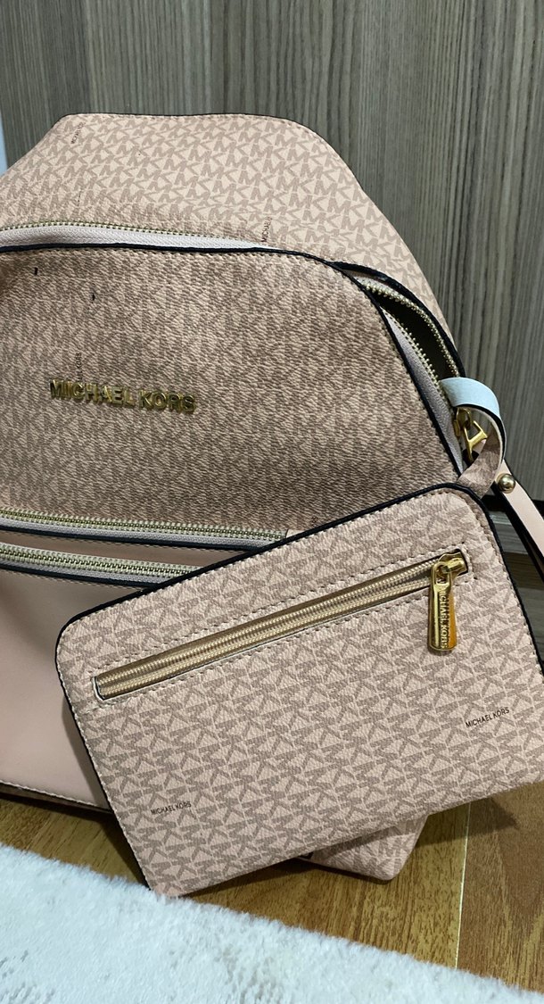 Pembe Baskılı Michael Kors Kadın Sırt Çantası - Görsel 2