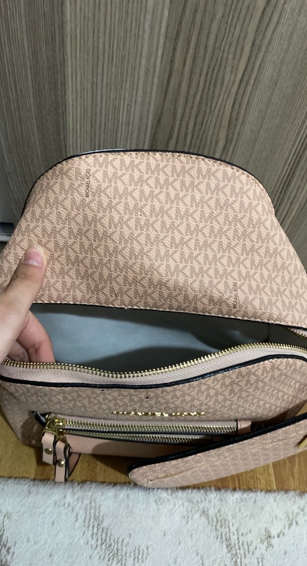 Pembe Baskılı Michael Kors Kadın Sırt Çantası - Görsel 3