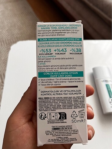  Beden Loreal Paris güneş kremi