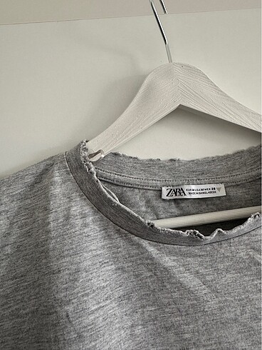 m Beden Gri Zara tshirt