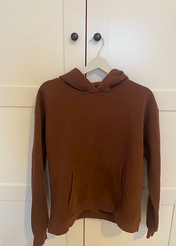 Mavi Jeans Kahverengi Kapusonlu Rahat Sweatshirt